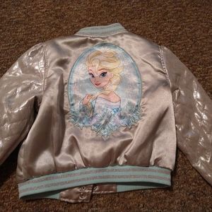Frozen satin jacket